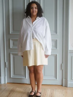 Djerf Avenue Amorini Skirt Cream