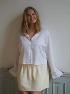 Djerf Avenue Amorini Skirt Cream