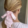 Djerf Avenue Angel Bow Scrunchie Pink Outlet