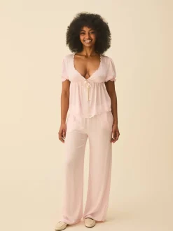 Djerf Avenue Angel Pants Pink New