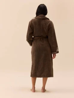 Djerf Avenue Bath Robe Brown Sale