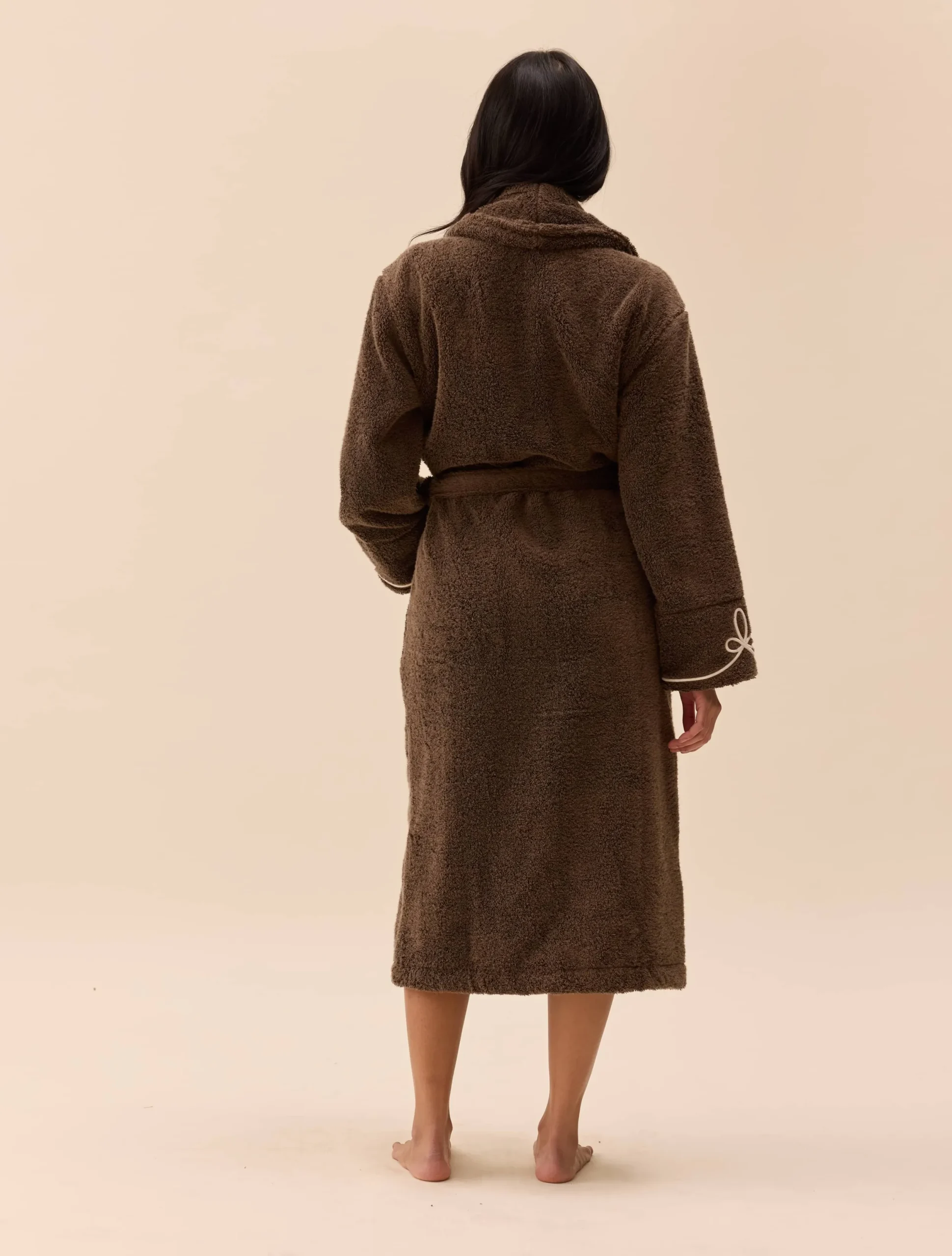 Djerf Avenue Bath Robe Brown Sale