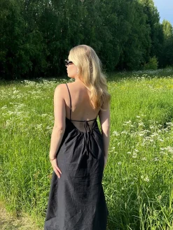 Djerf Avenue Breezy Dress Black Outlet