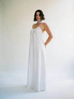 Djerf Avenue Breezy Dress White New