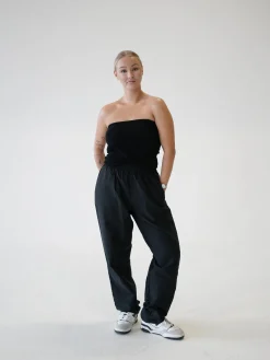 Djerf Avenue Breezy Pants Black Hot