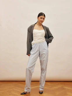 Djerf Avenue Breezy Pants Blue - Tall Online