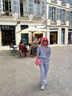 Djerf Avenue Breezy Pants Grey Best