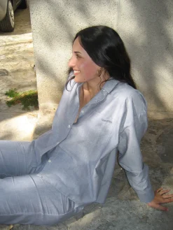 Djerf Avenue Breezy Shirt Grey Hot
