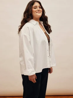 Djerf Avenue Breezy Shirt White Discount
