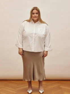 Djerf Avenue Breezy Shirt White Discount