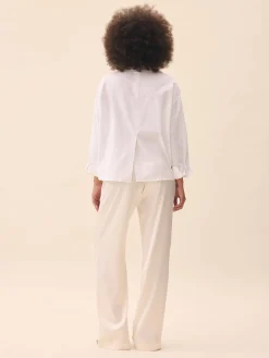 Djerf Avenue Breezy Shirt White Discount