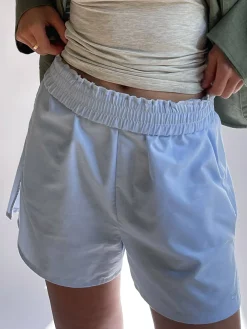 Djerf Avenue Breezy Shorts Blue Online