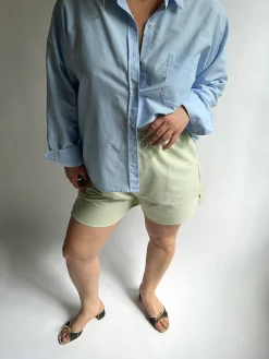 Djerf Avenue Breezy Shorts Green Discount
