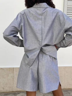 Djerf Avenue Breezy Shorts Grey Best