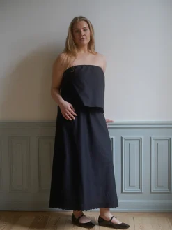Djerf Avenue Breezy Tube Top Black