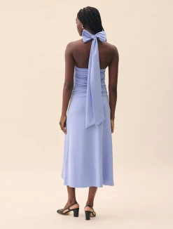 Djerf Avenue Celebration Dress Dove Blue Best