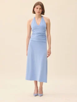 Djerf Avenue Celebration Dress Dove Blue Best