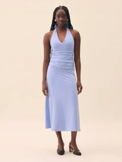 Djerf Avenue Celebration Dress Dove Blue Best