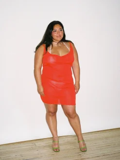 Djerf Avenue Citrine Mini Dress Red Best