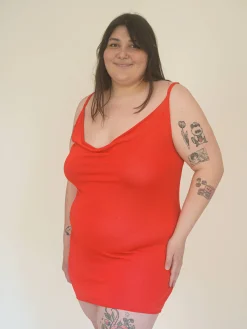 Djerf Avenue Citrine Mini Dress Red Best