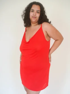 Djerf Avenue Citrine Mini Dress Red Best