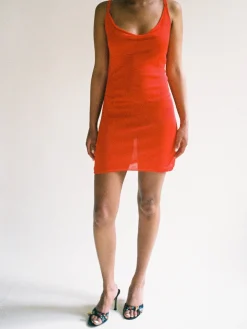 Djerf Avenue Citrine Mini Dress Red Best