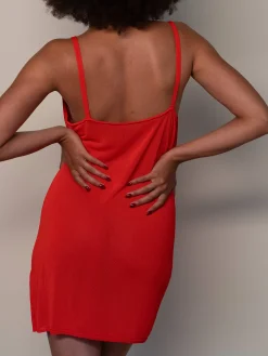 Djerf Avenue Citrine Mini Dress Red Best