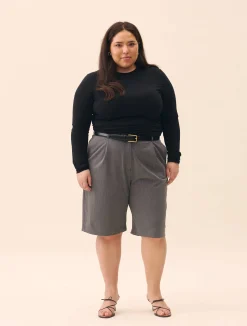 Djerf Avenue Daily Long Sleeve Top Black Outlet
