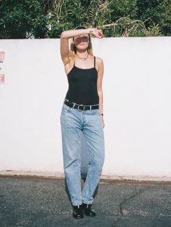 Djerf Avenue Daily Tank Top Black Sale