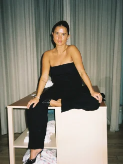 Djerf Avenue Daily Tube Top Black Hot