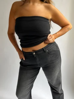 Djerf Avenue Daily Tube Top Black Hot