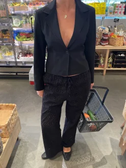 Djerf Avenue Day-to-day Blazer Black Hot