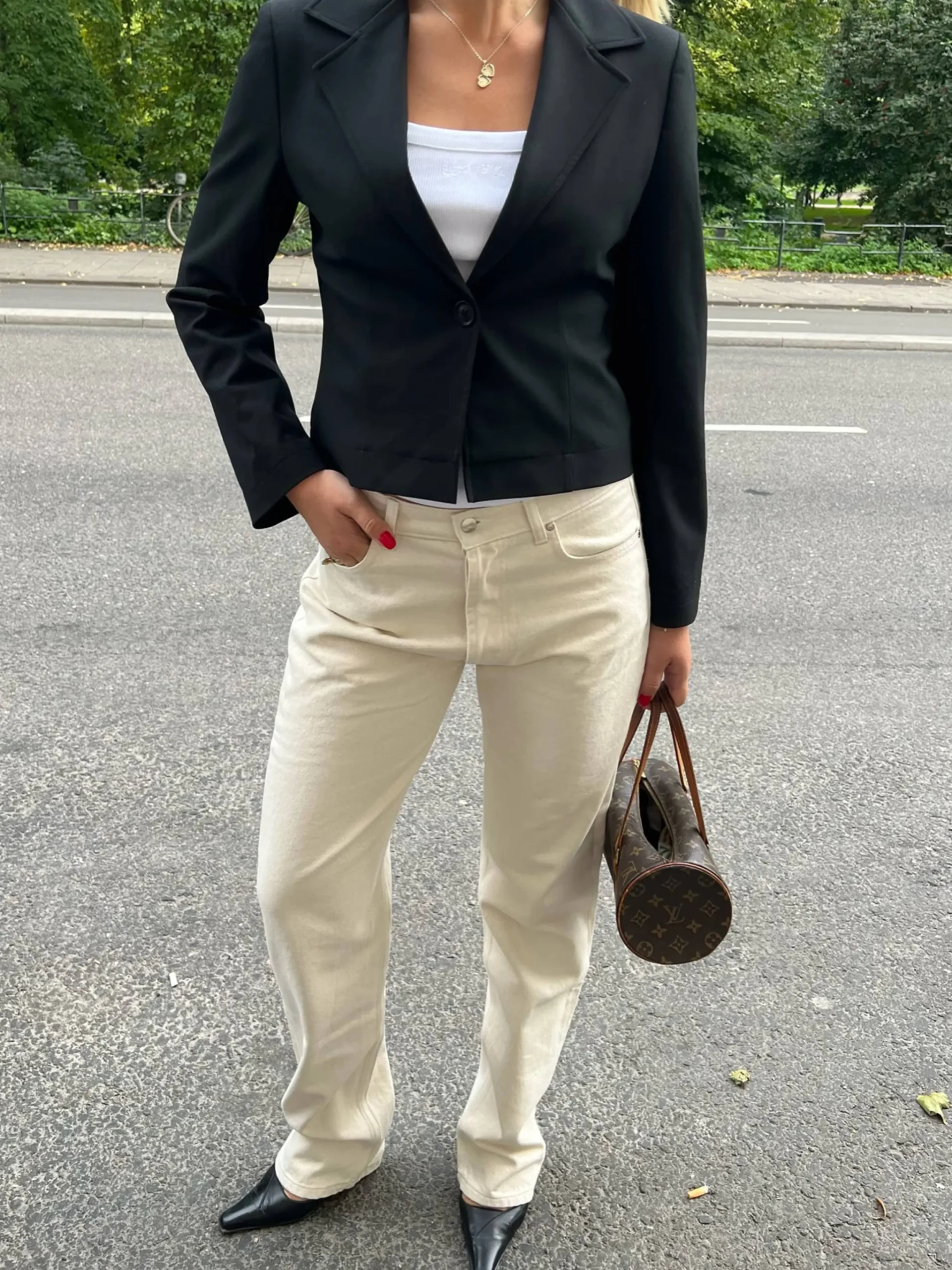 Djerf Avenue Day-to-day Blazer Black Hot