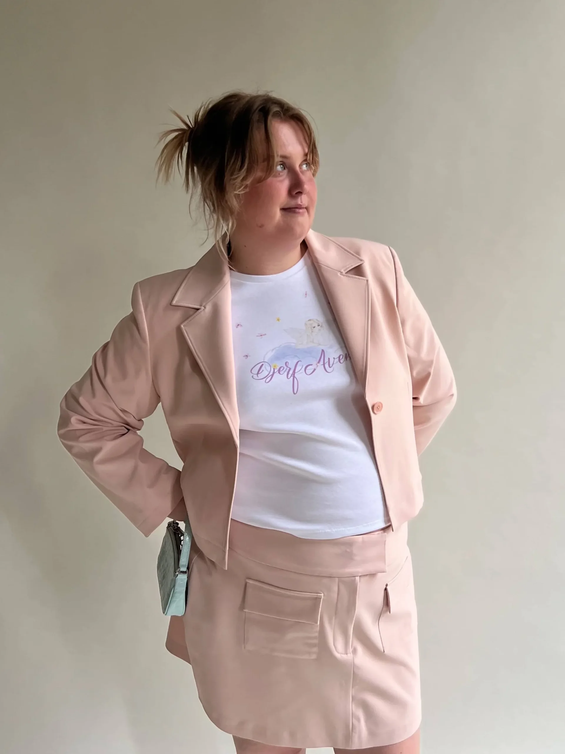 Djerf Avenue Day-to-day Blazer Blush Outlet