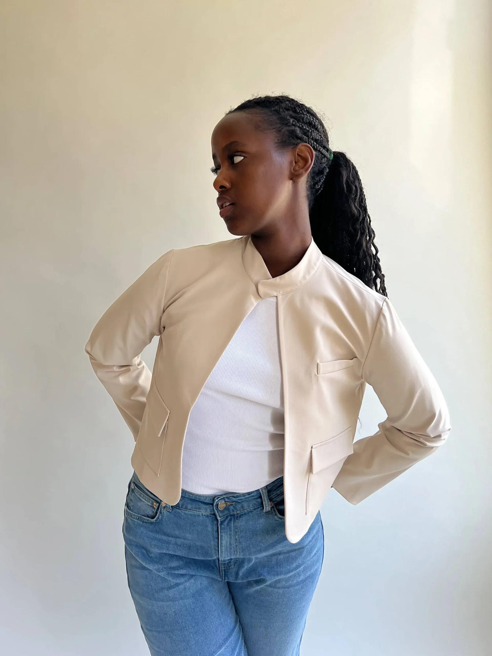 Djerf Avenue Day-to-day Jacket Cream Best