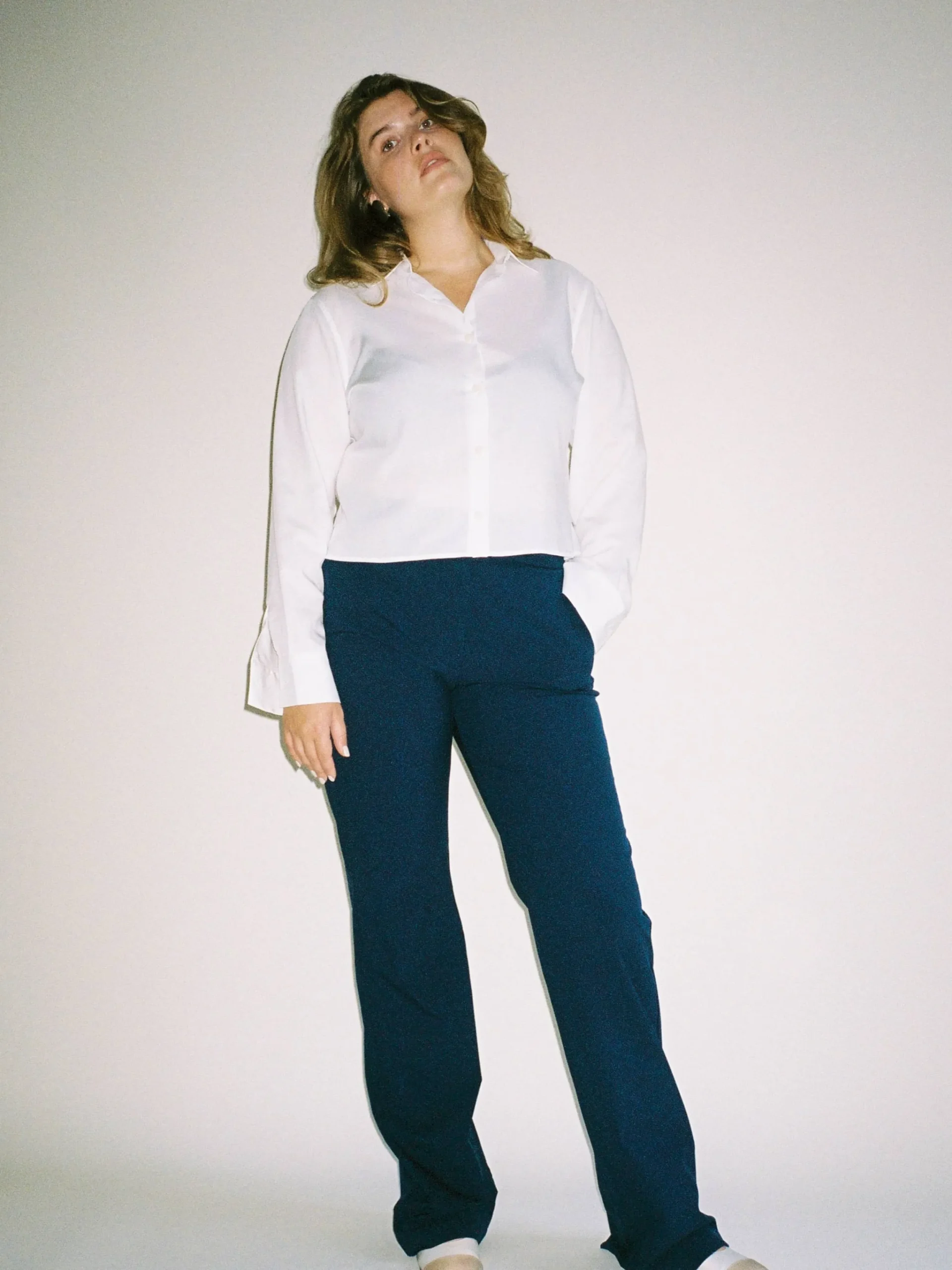 Djerf Avenue Day-to-day Pants Deep Blue - Tall Best