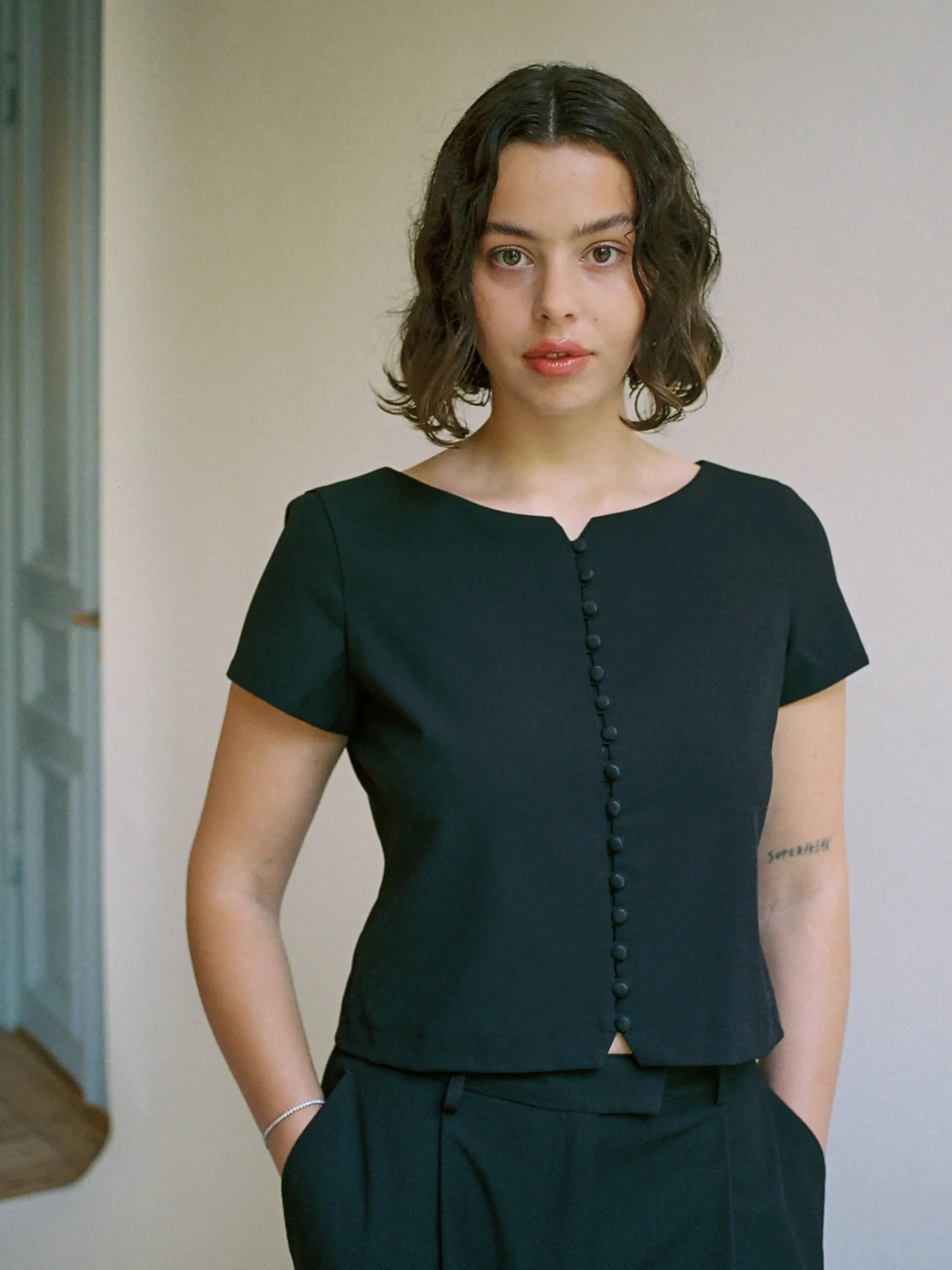 Djerf Avenue Day-to-day Top Black Sale