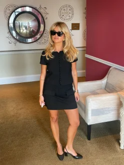 Djerf Avenue Day-to-day Top Black Sale