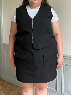 Djerf Avenue Day-to-day Vest Black Outlet