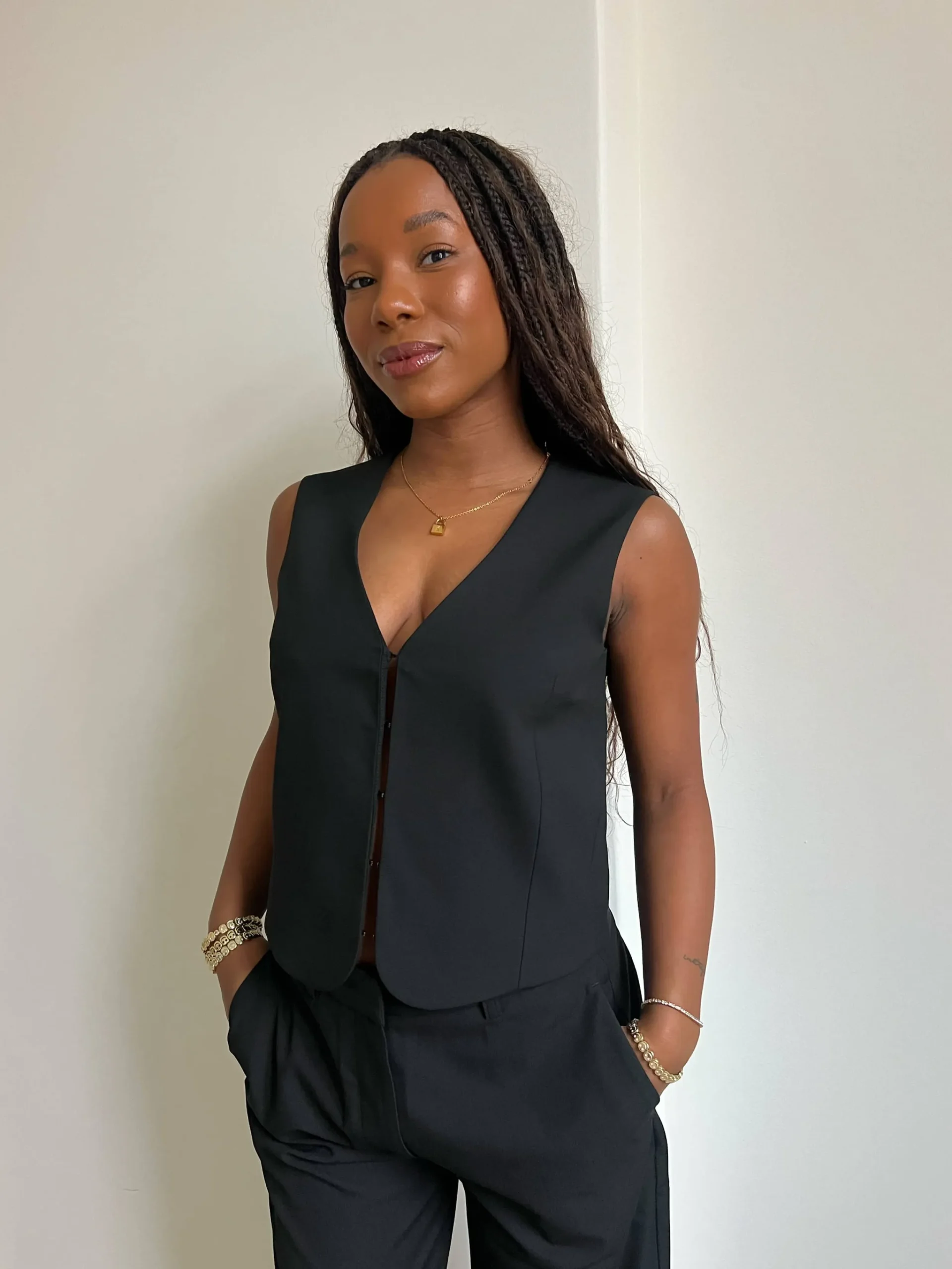 Djerf Avenue Day-to-day Vest Black Outlet