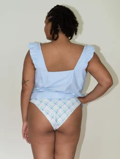 Djerf Avenue Dove Bikini Bottom Cottage Meadow Discount