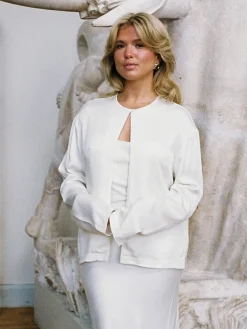 Djerf Avenue Dream Cardigan Cloud Clearance