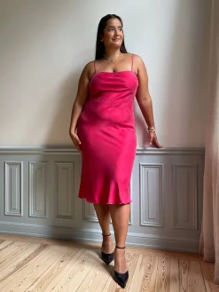Djerf Avenue Dream Dress Midi Sunrise Best