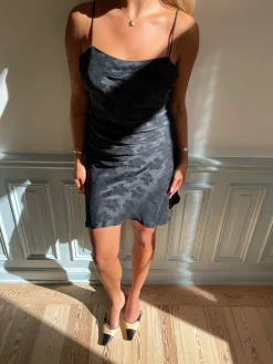Djerf Avenue Dream Dress Mini Black Clearance