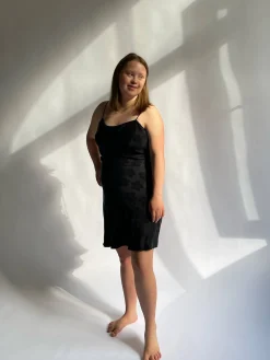 Djerf Avenue Dream Dress Mini Black Clearance