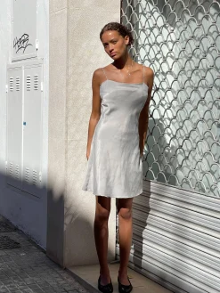 Djerf Avenue Dream Dress Mini Pebble Online