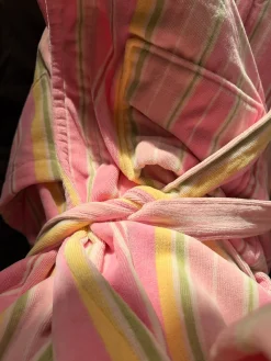 Djerf Avenue Essential Robe Gelato Stripe Discount