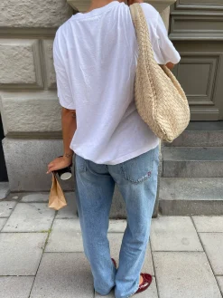 Djerf Avenue Essential T-shirt White New