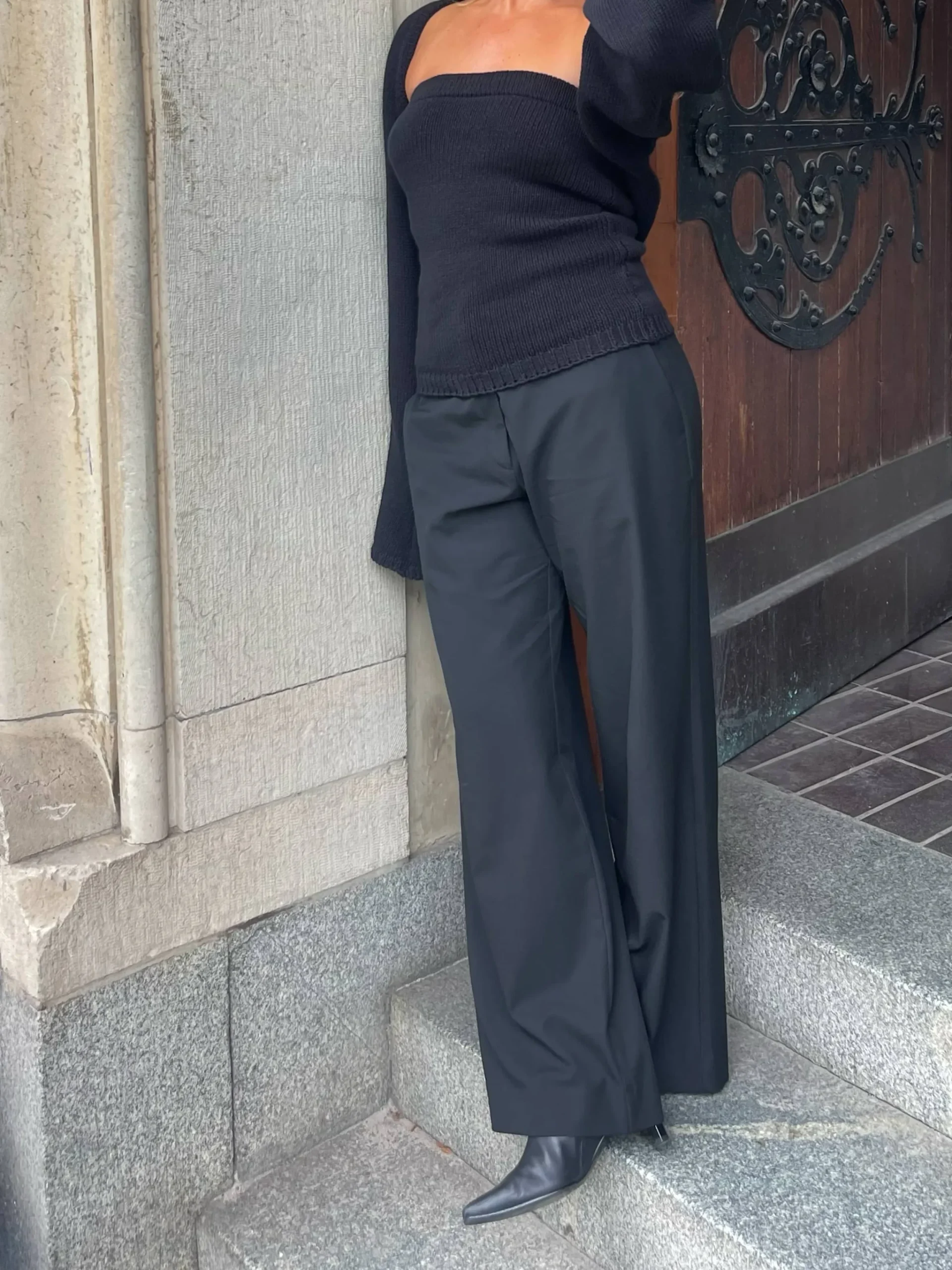 Djerf Avenue Everyday Pants Black Sale