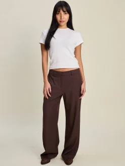 Djerf Avenue Everyday Pants Brown Sale